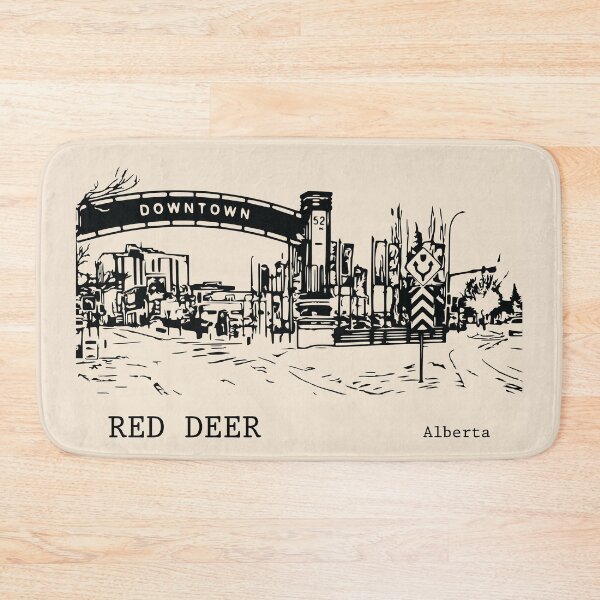 Artikelvorschau, Red Deer, Alberta entworfen und verkauft von Lakeric Cityscapes.