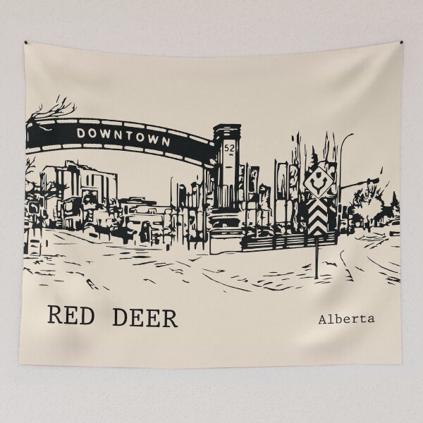 Item preview, Red Deer Alberta designed and sold by Lakeric Cityscapes.