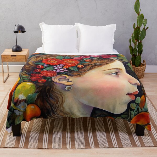 Item preview, girl among fruits designed and sold by elegantpaterns.
