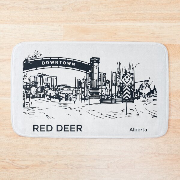 Artikelvorschau, Red Deer, Alberta entworfen und verkauft von Lakeric Cityscapes.