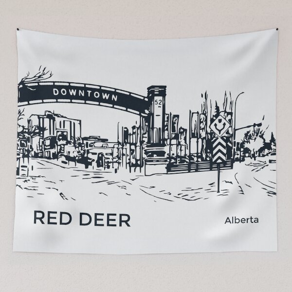 Item preview, Red Deer Alberta designed and sold by Lakeric Cityscapes.