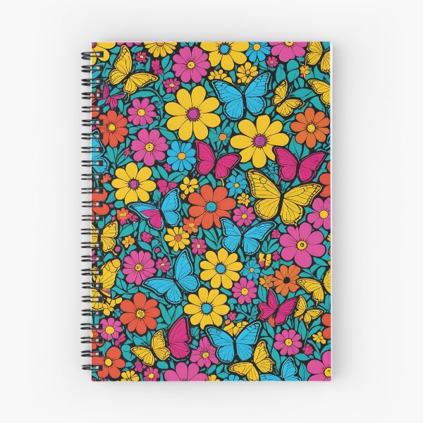 Item preview, flowers and butterflies theme designed and sold by Seventonix.