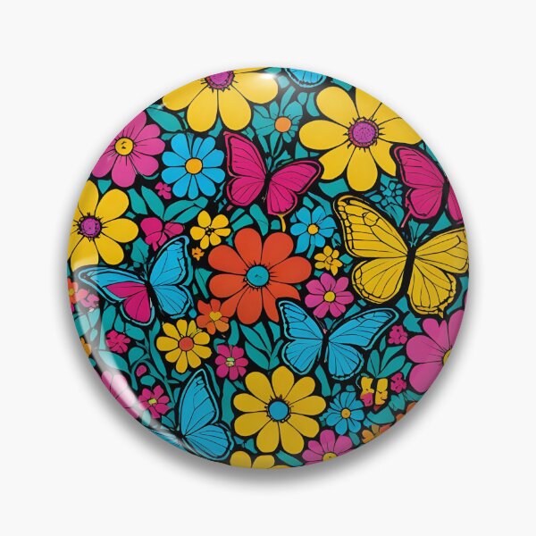 Item preview, flowers and butterflies theme designed and sold by Seventonix.
