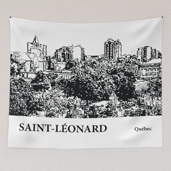 Item preview, Saint-Léonard Québec designed and sold by Lakeric Cityscapes.