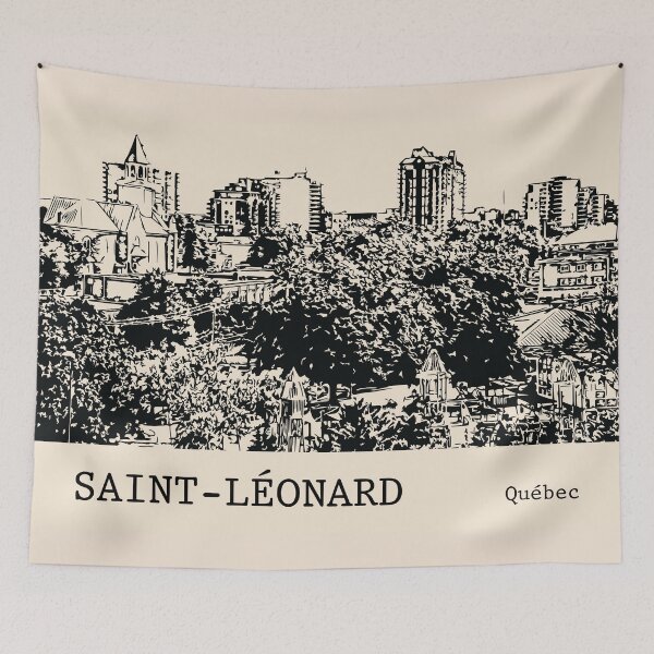 Item preview, Saint-Léonard Québec designed and sold by Lakeric Cityscapes.
