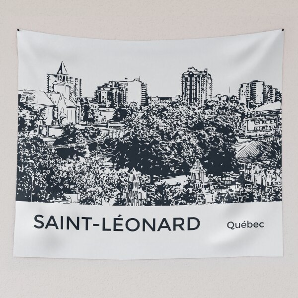 Item preview, Saint-Léonard Québec designed and sold by Lakeric Cityscapes.