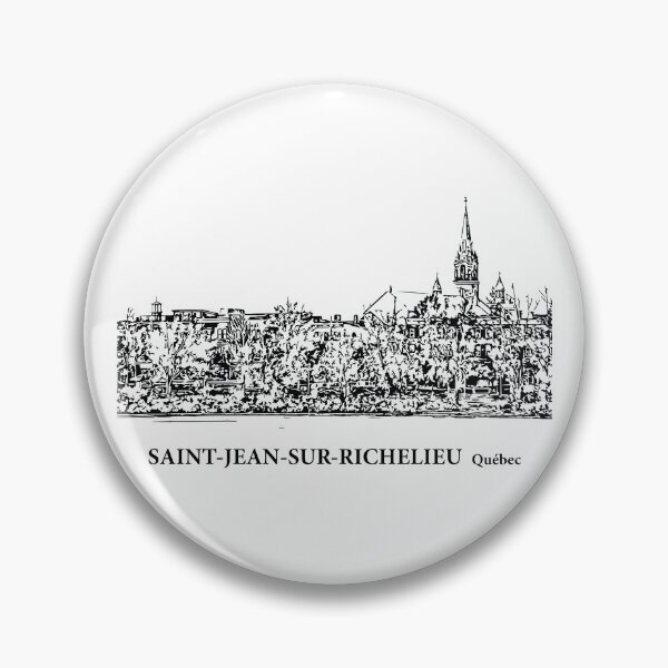 Item preview, Saint-Jean-sur-Richelieu Québec designed and sold by Lakeric Cityscapes.