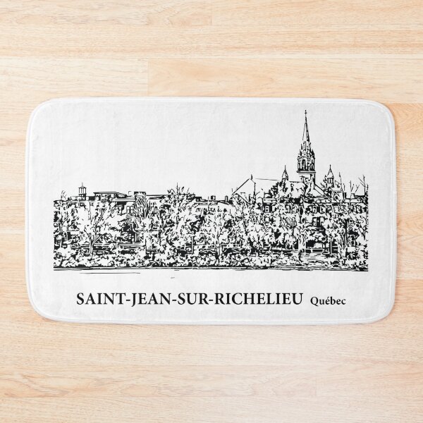 Item preview, Saint-Jean-sur-Richelieu Québec designed and sold by Lakeric Cityscapes.