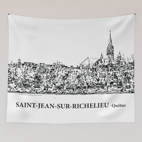 Item preview, Saint-Jean-sur-Richelieu Québec designed and sold by Lakeric Cityscapes.