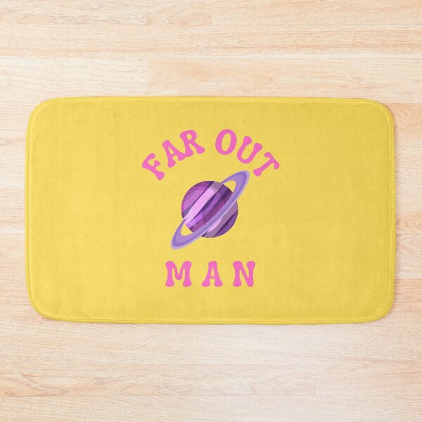 Item preview, Far Out Man Saturn Retro 1970s design  designed and sold by RetroDesignsNW.