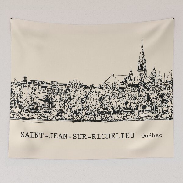 Item preview, Saint-Jean-sur-Richelieu Québec designed and sold by Lakeric Cityscapes.