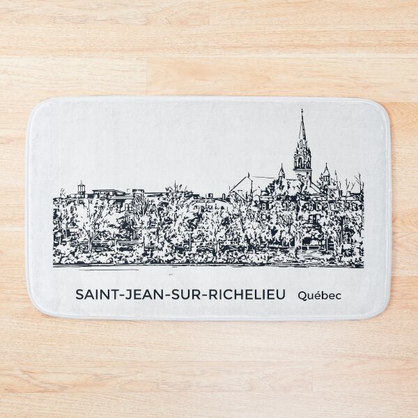 Item preview, Saint-Jean-sur-Richelieu Québec designed and sold by Lakeric Cityscapes.