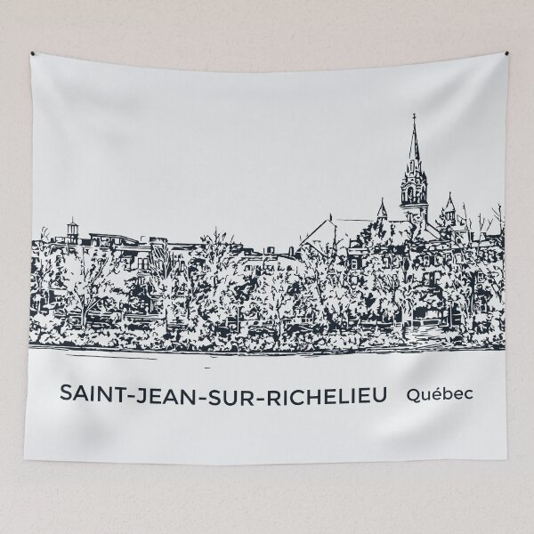 Item preview, Saint-Jean-sur-Richelieu Québec designed and sold by Lakeric Cityscapes.