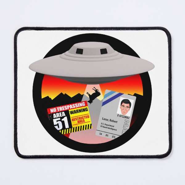 Item preview, UFO AREA 51 BOB LAZAR COW designed and sold by stevegraphix.