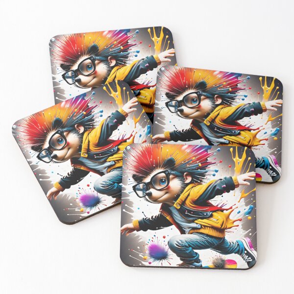 Item preview, Doodle art, splashes designed and sold by fintyskin.