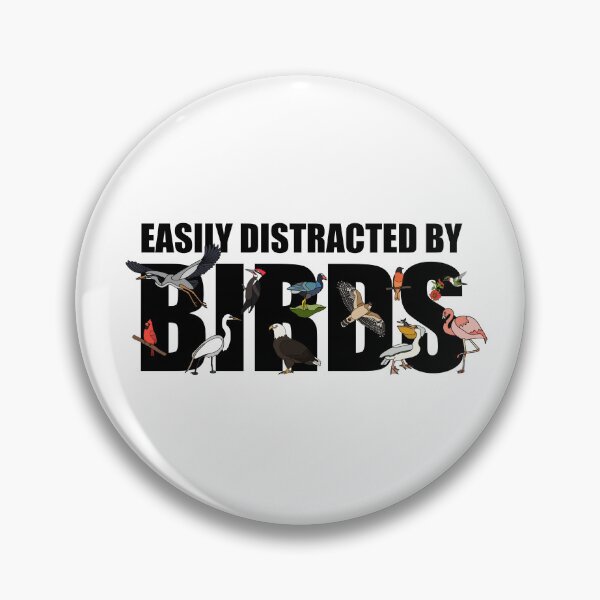 Item preview, EASILY DISTRACTED BY BIRDS (Version 2) designed and sold by chicorycreative.