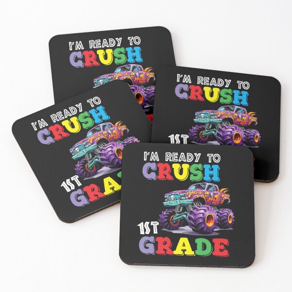 Item preview, I'm Ready To Crush 1st Grade Monster Truck designed and sold by R&BApparel.