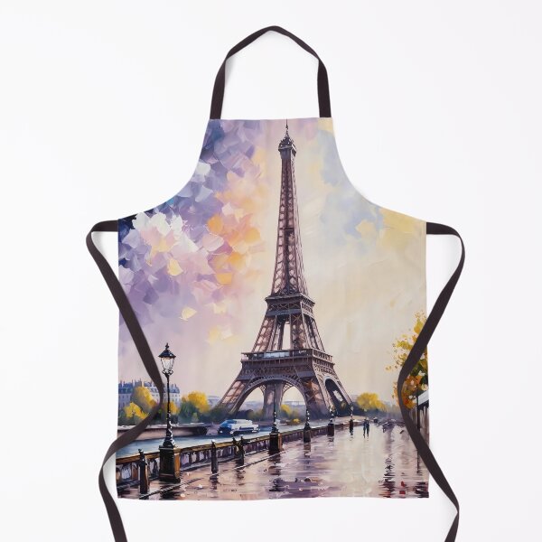 Item preview, Romantic Eiffel Tower at Sunset Painting designed and sold by AHMEDMAMADO.