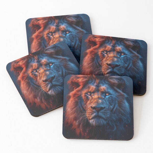 Item preview, Majestic Lion Portrait designed and sold by aiperfectworld.