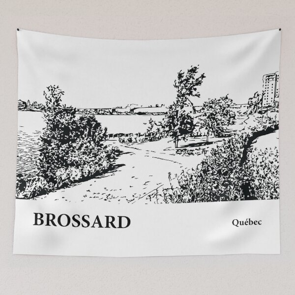 Item preview, Brossard Québec designed and sold by Lakeric Cityscapes.