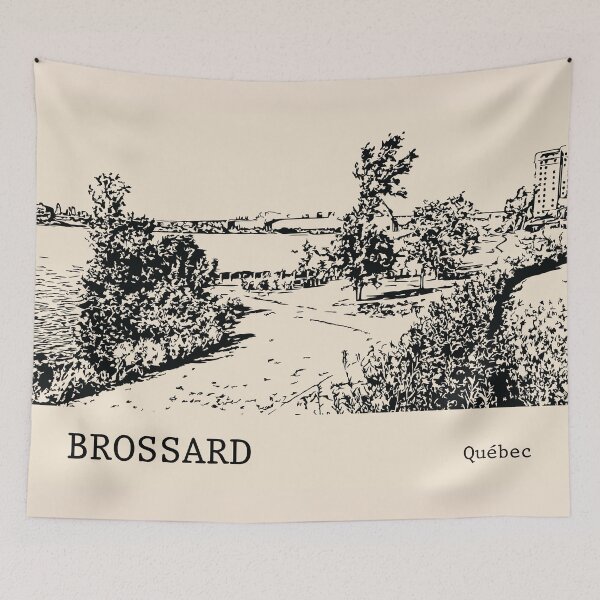 Item preview, Brossard Québec designed and sold by Lakeric Cityscapes.