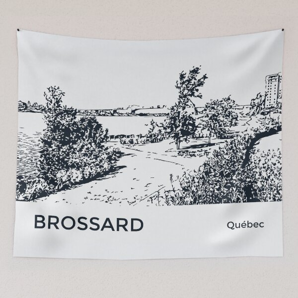 Item preview, Brossard Québec designed and sold by Lakeric Cityscapes.