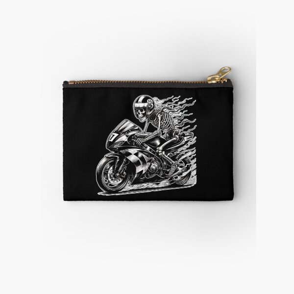 Item preview, SKELETON DARK MOTORCYCLE RACING BYKER RACING CAR NASCAR MOTO GP CHOPPER #ogirdor designed and sold by ogirdorgraphics.
