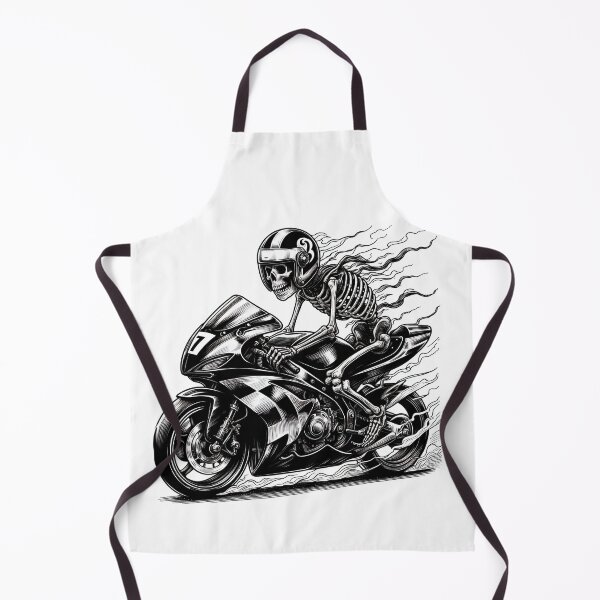Item preview, SKELETON DARK MOTORCYCLE RACING BYKER RACING CAR NASCAR MOTO GP CHOPPER #ogirdor designed and sold by ogirdorgraphics.