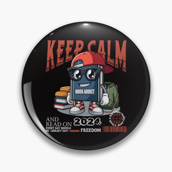 Item preview, Keep calm and read on designed and sold by Peerless-Prime.
