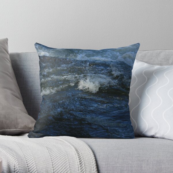 River Throw Pillow