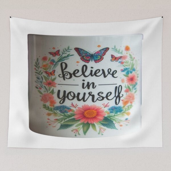 Item preview, Believe in Yourself Mug: Daily Dose of Inspiration designed and sold by merve02shop.