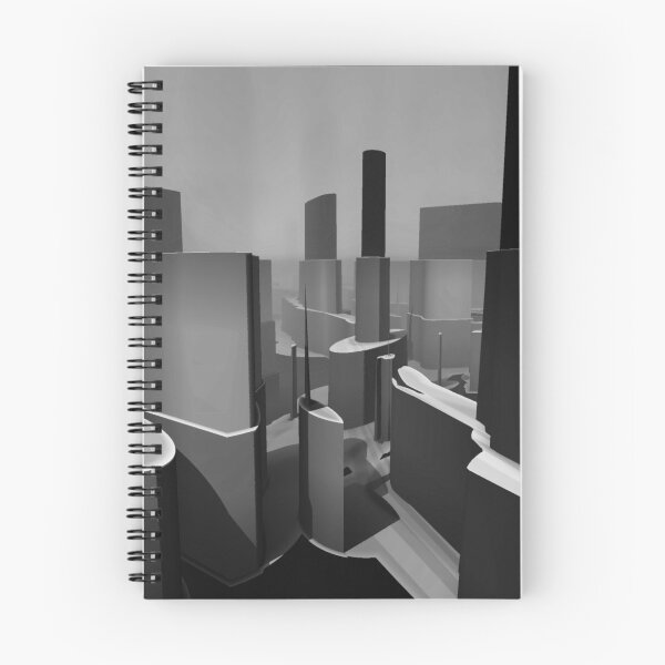 Item preview, Desolate Sprawl(B/W) designed and sold by ArachnidImagery.