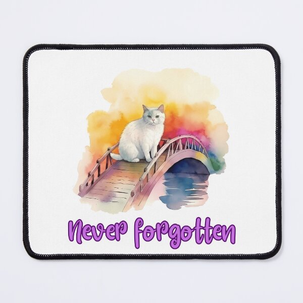 Item preview, Never Forgotten (white cat) designed and sold by FalcoZen.