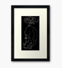 Pack Rat Framed Print