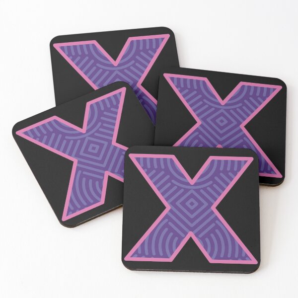 Item preview, 4.  Khoisan (X Tribal _Neon Pink Outline) designed and sold by KhoisanDesign.