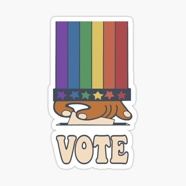 Item preview, Vote Gay designed and sold by UnclePickle.