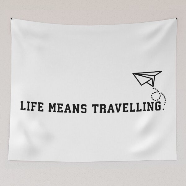 Item preview, Life means travelling designed and sold by HipsterAnimals.