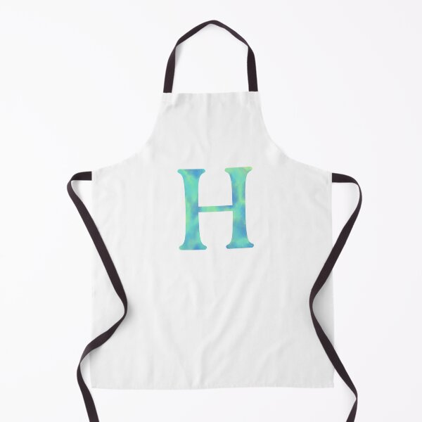Item preview, “H” aqua designed and sold by Ninidesignss.