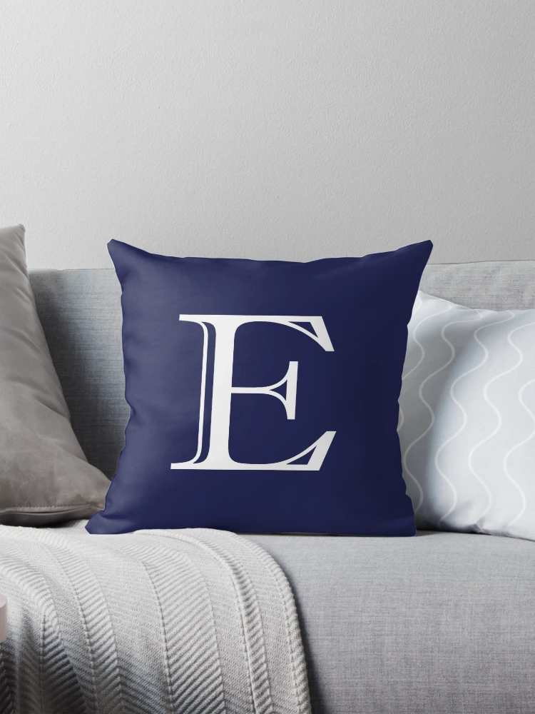Thumbnail 1 of 4, Pillow, E Monogram designed and sold by ShellSticker.