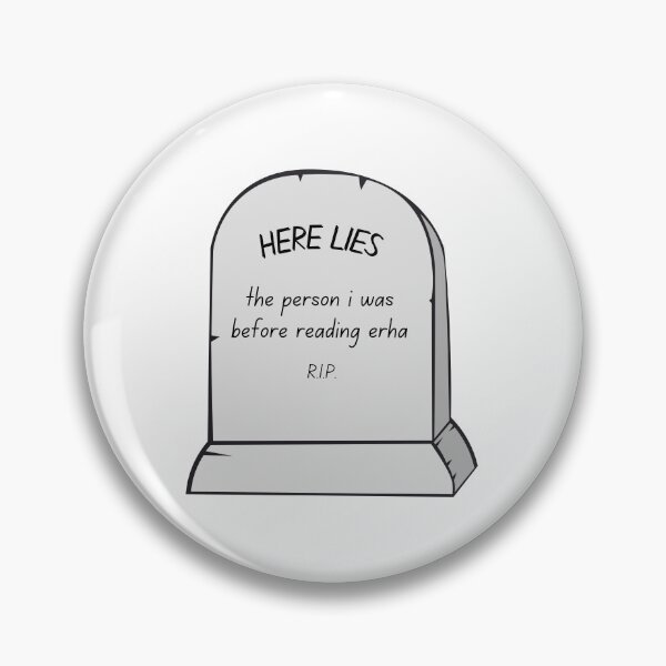 Item preview, here lies the person i was before reading erha designed and sold by RueBennet.