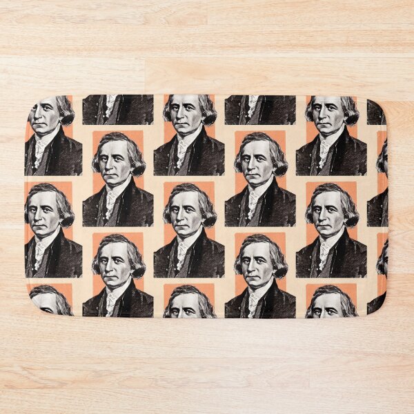 Item preview, American Poet Philip Freneau - orange - illustration  designed and sold by Litstoy.