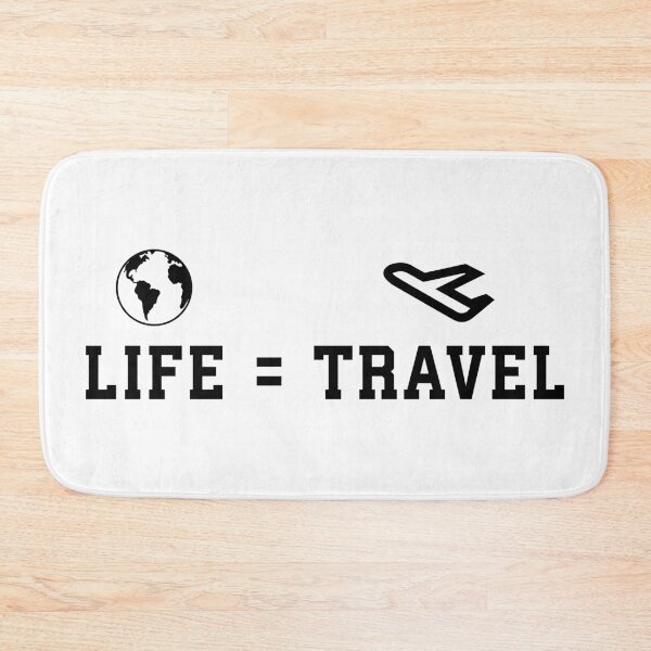 Item preview, life is travel. designed and sold by HipsterAnimals.