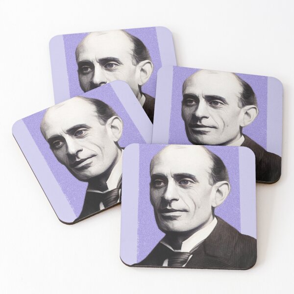 Item preview, American Writer Eugene Field - Purple - illustration  designed and sold by Litstoy.