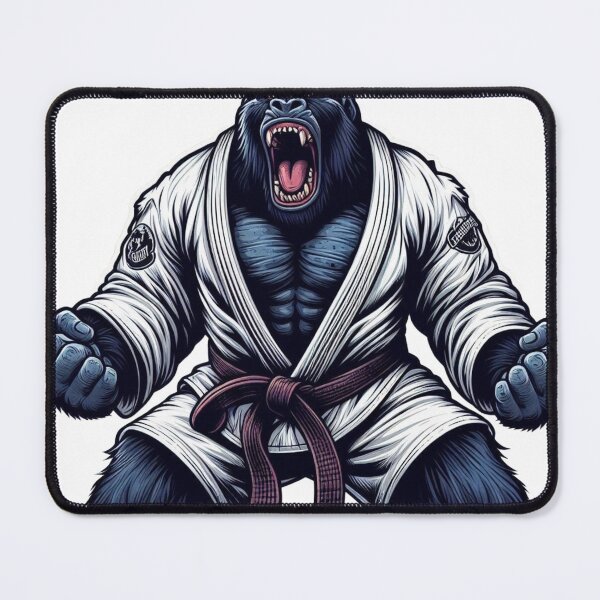 Aperçu de l'œuvre Entraînement des gorilles BJJ  créée et vendue par Martial-Art-23.