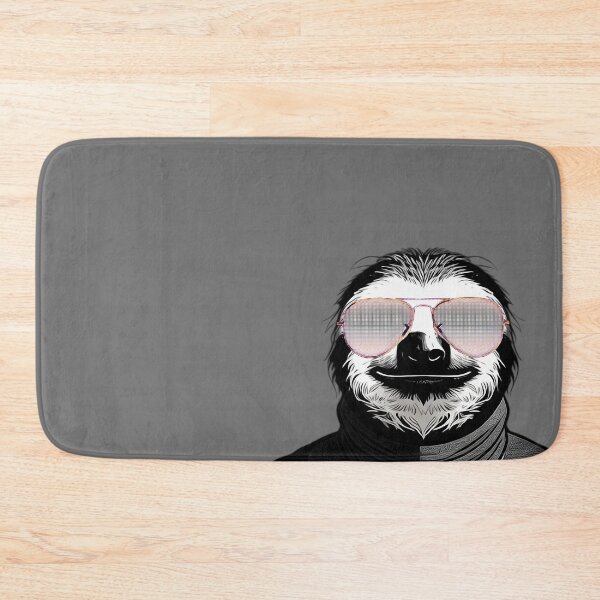 Item preview, A Sloth Wearing a Turtleneck and Sunglasses designed and sold by jessephotoart.
