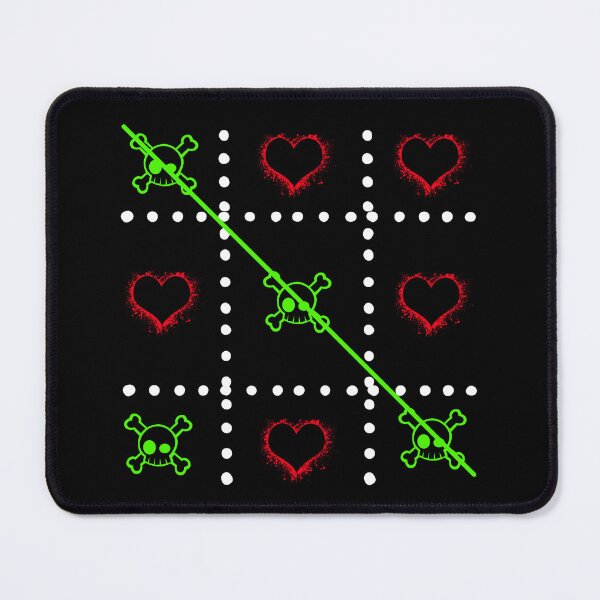 Item preview, Tic Tac Toe Skull & Heart Game designed and sold by TheDarkStone.