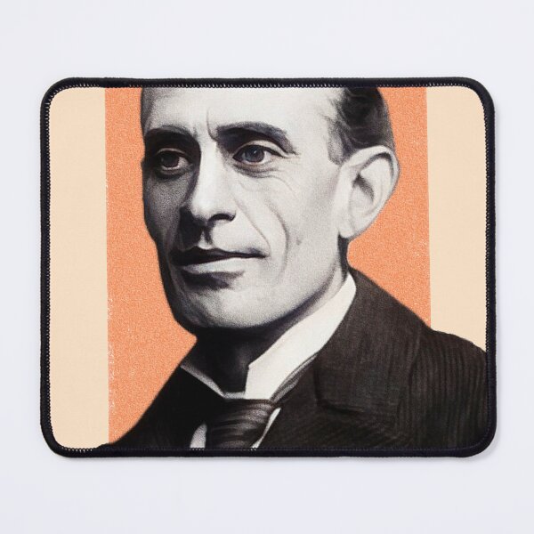 Item preview, American Poet Eugene Field - orange - illustration designed and sold by Litstoy.