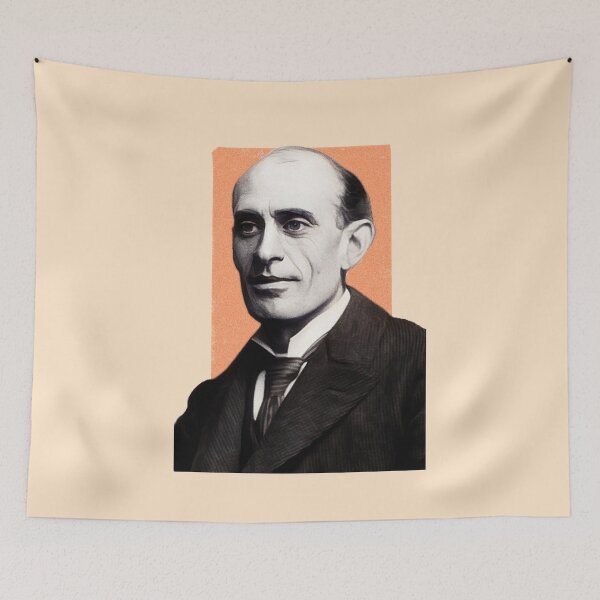 Item preview, American Poet Eugene Field - orange - illustration  designed and sold by Litstoy.
