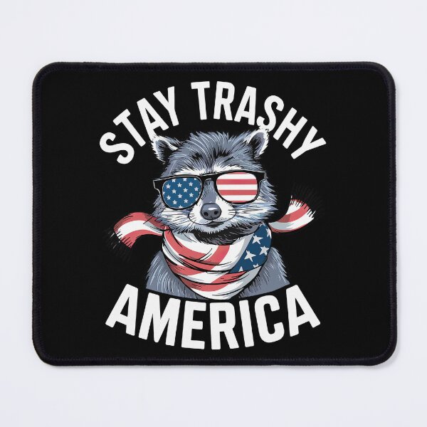 Item preview, Stay Trashy America 4th of July Boys Patriotic Raccoon T-Shirt designed and sold by MAPDDesigns.