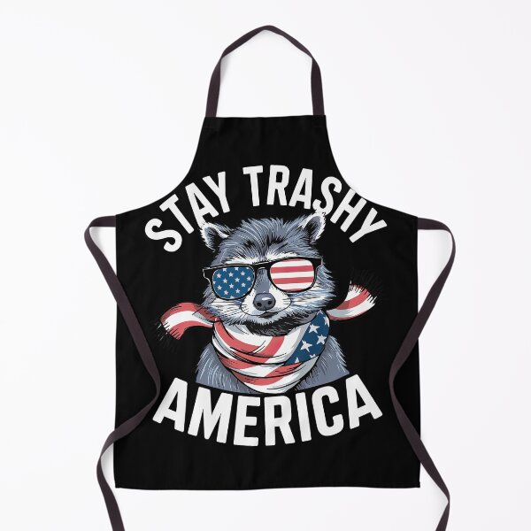 Item preview, Stay Trashy America 4th of July Boys Patriotic Raccoon T-Shirt designed and sold by MAPDDesigns.